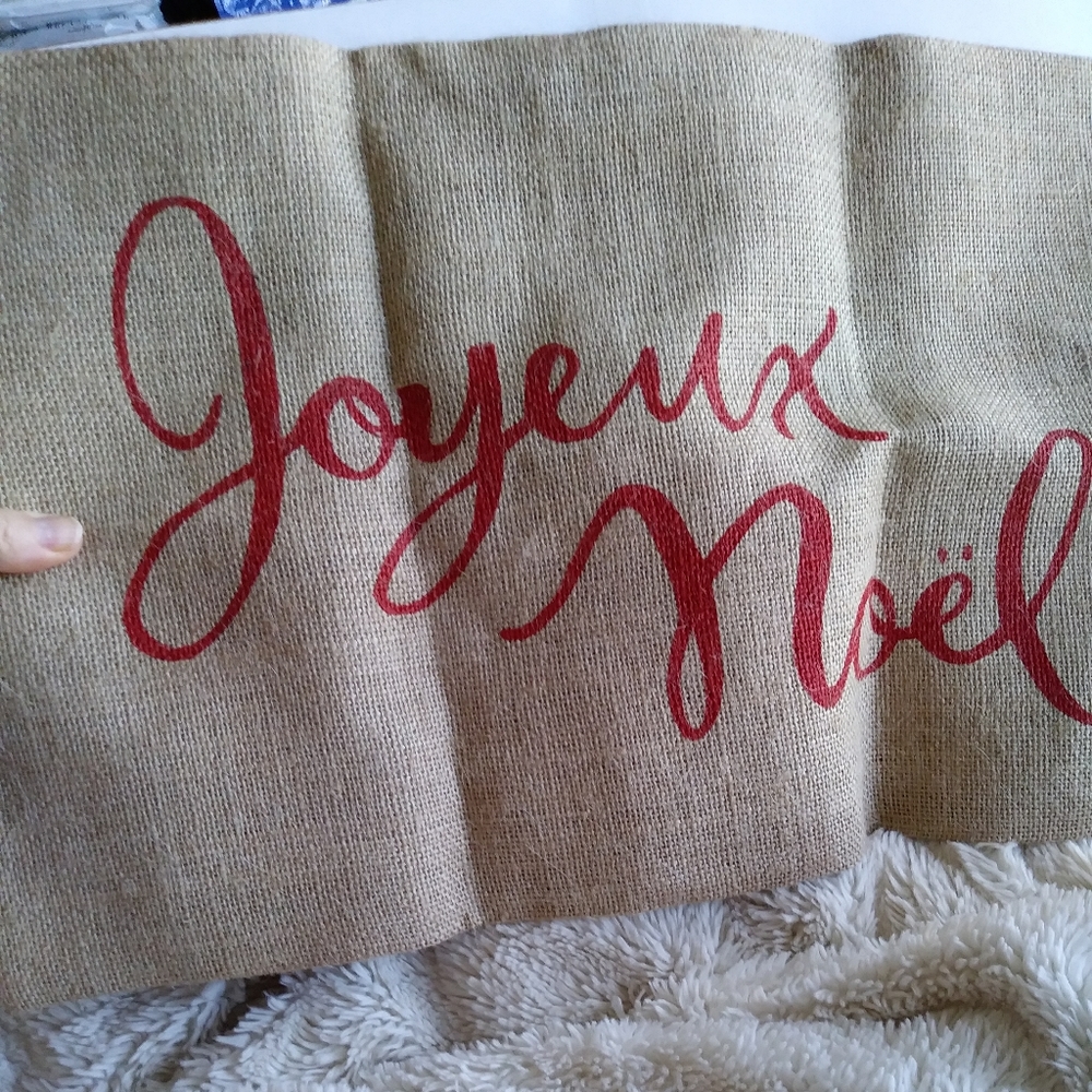Burlap Pillowcase